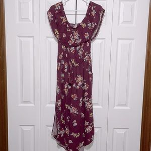 Xhilaration floral jumpsuit